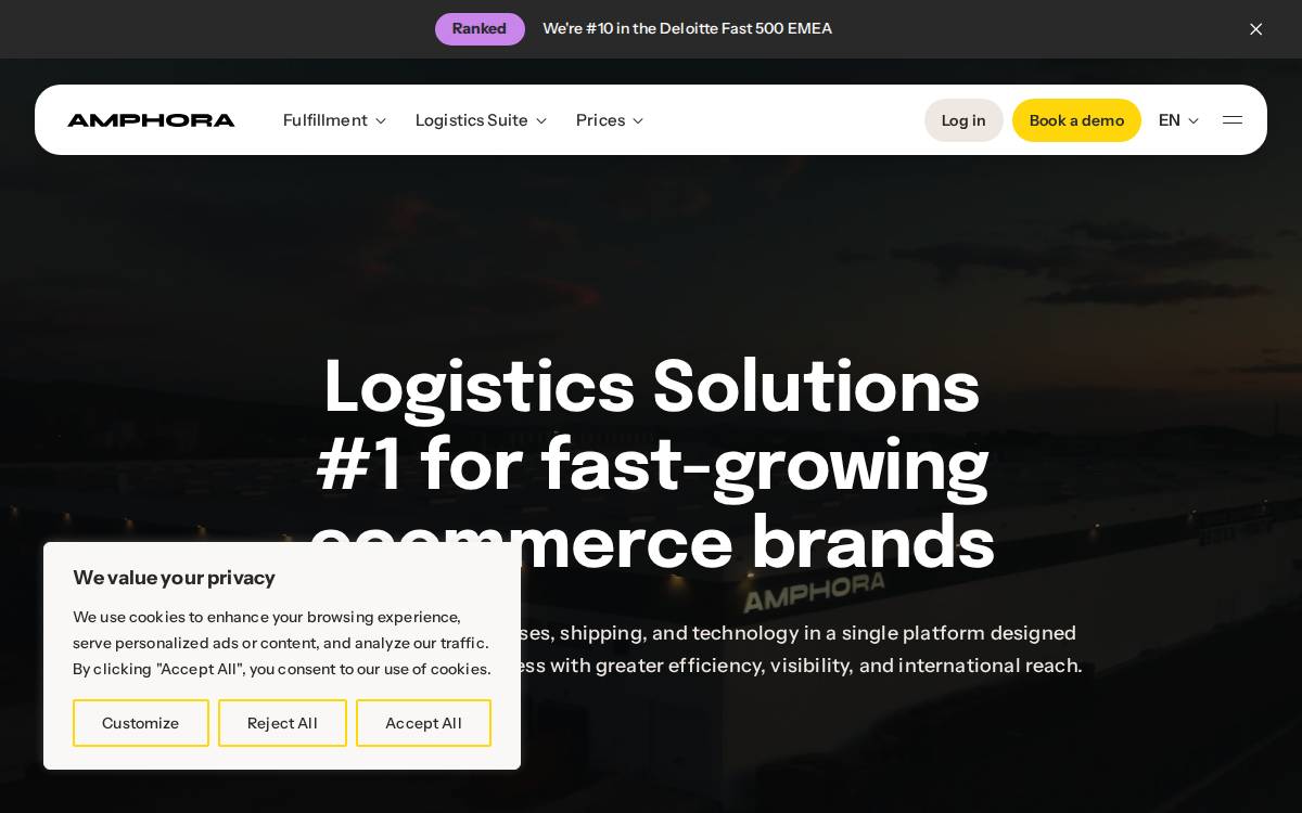 Amphora website preview