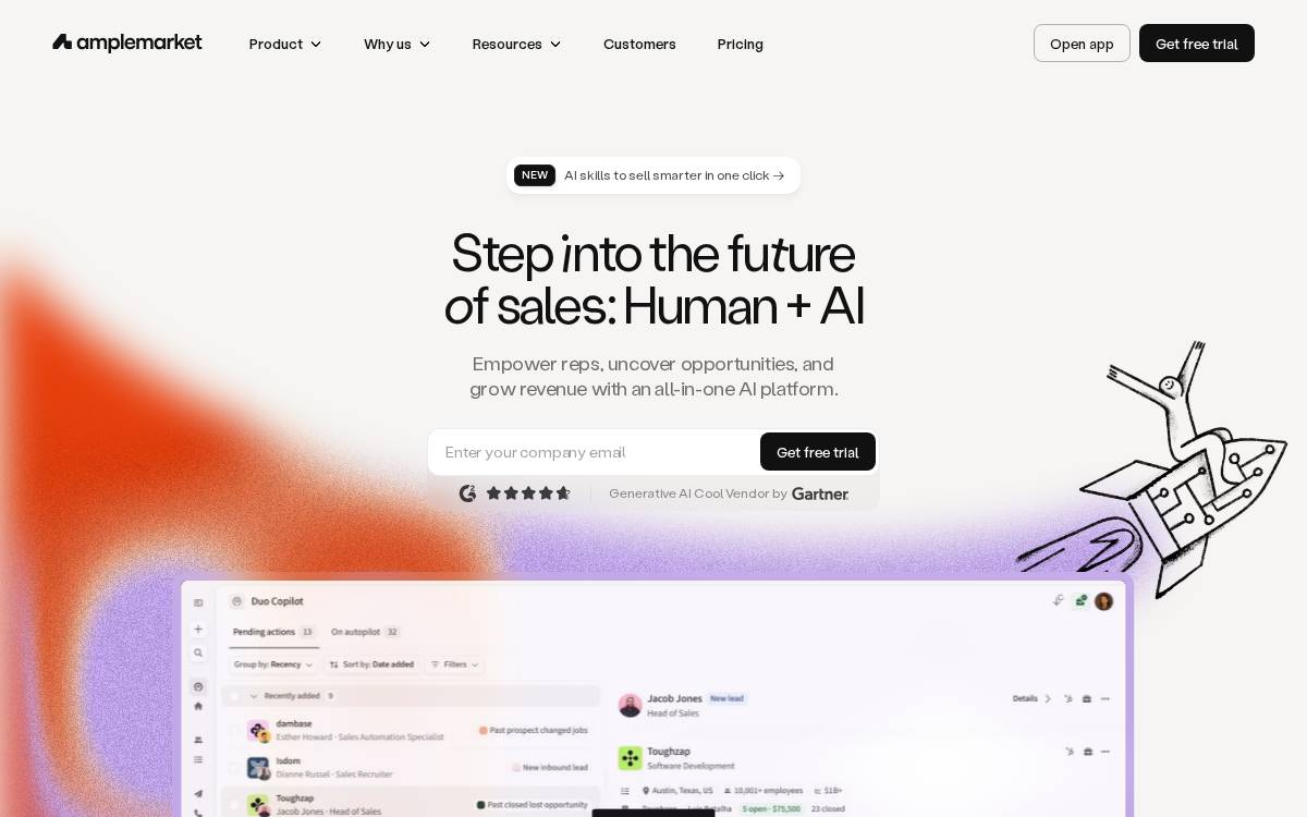 Ample Market website preview