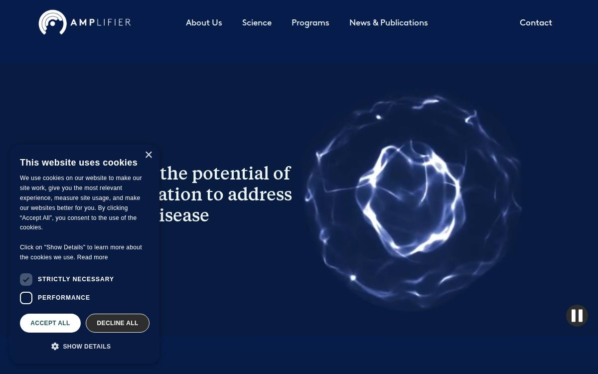 Amplifier Tx website preview