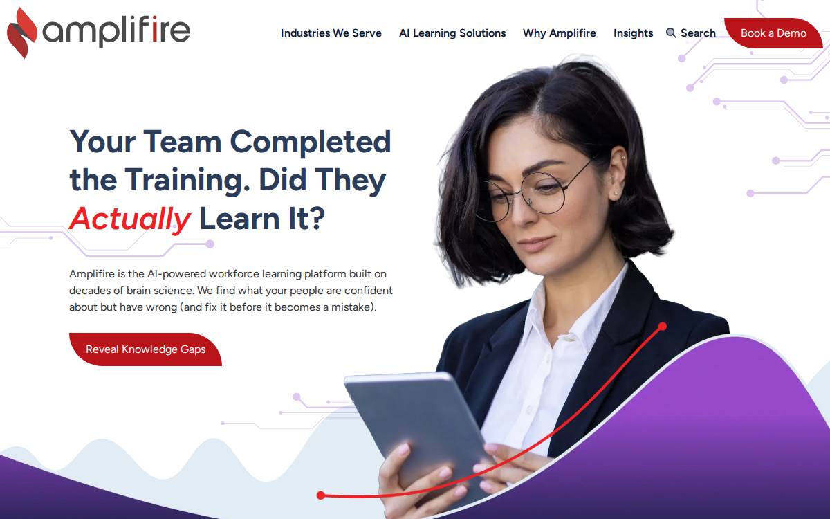 Amplifire website preview