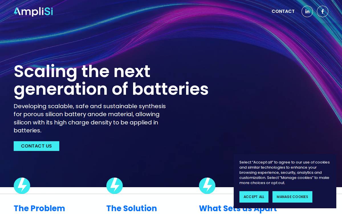Amplisi website preview