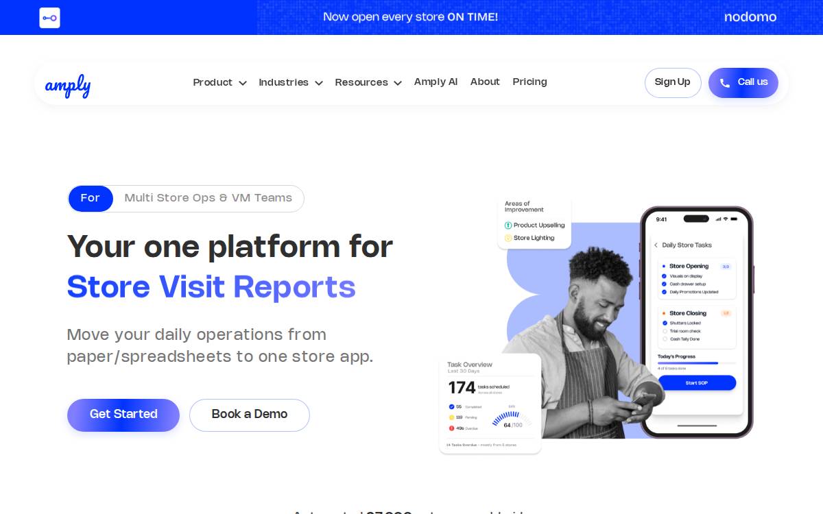 Amply website preview