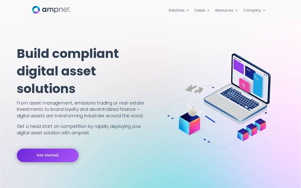 Ampnet website preview