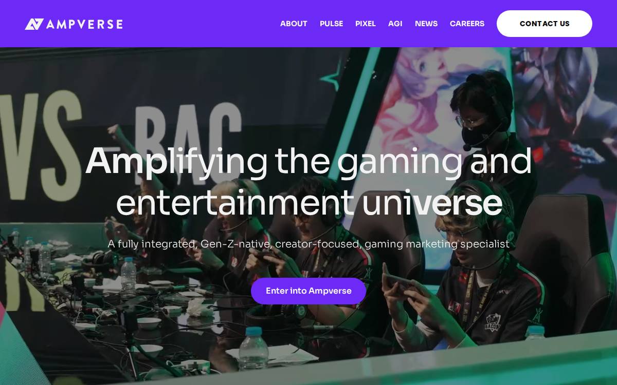 Ampverse website preview