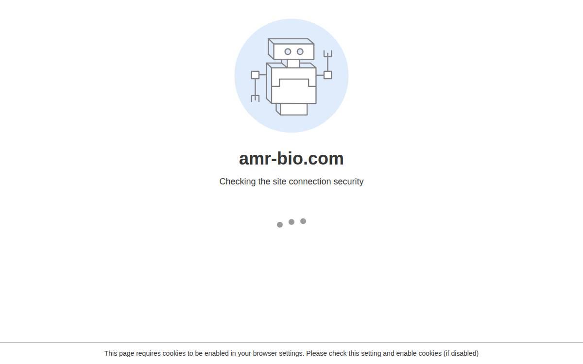 AMR Bio - company website preview