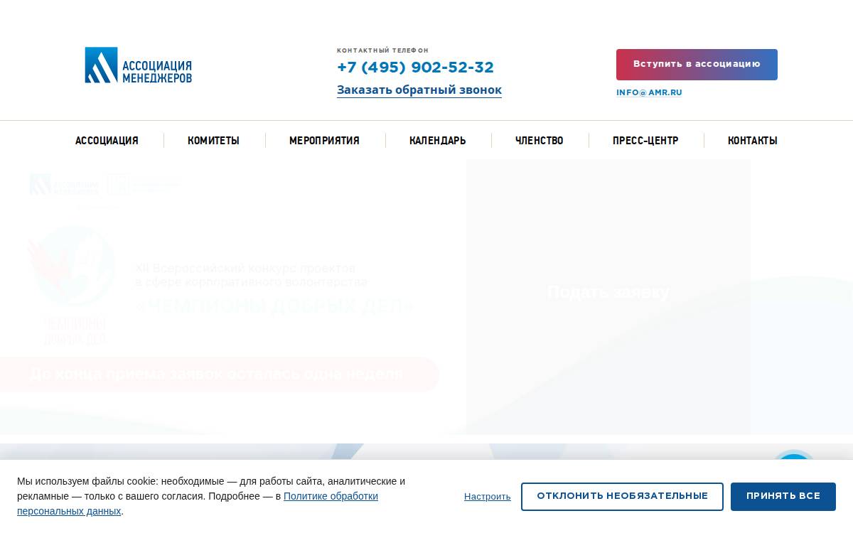 Amr website preview