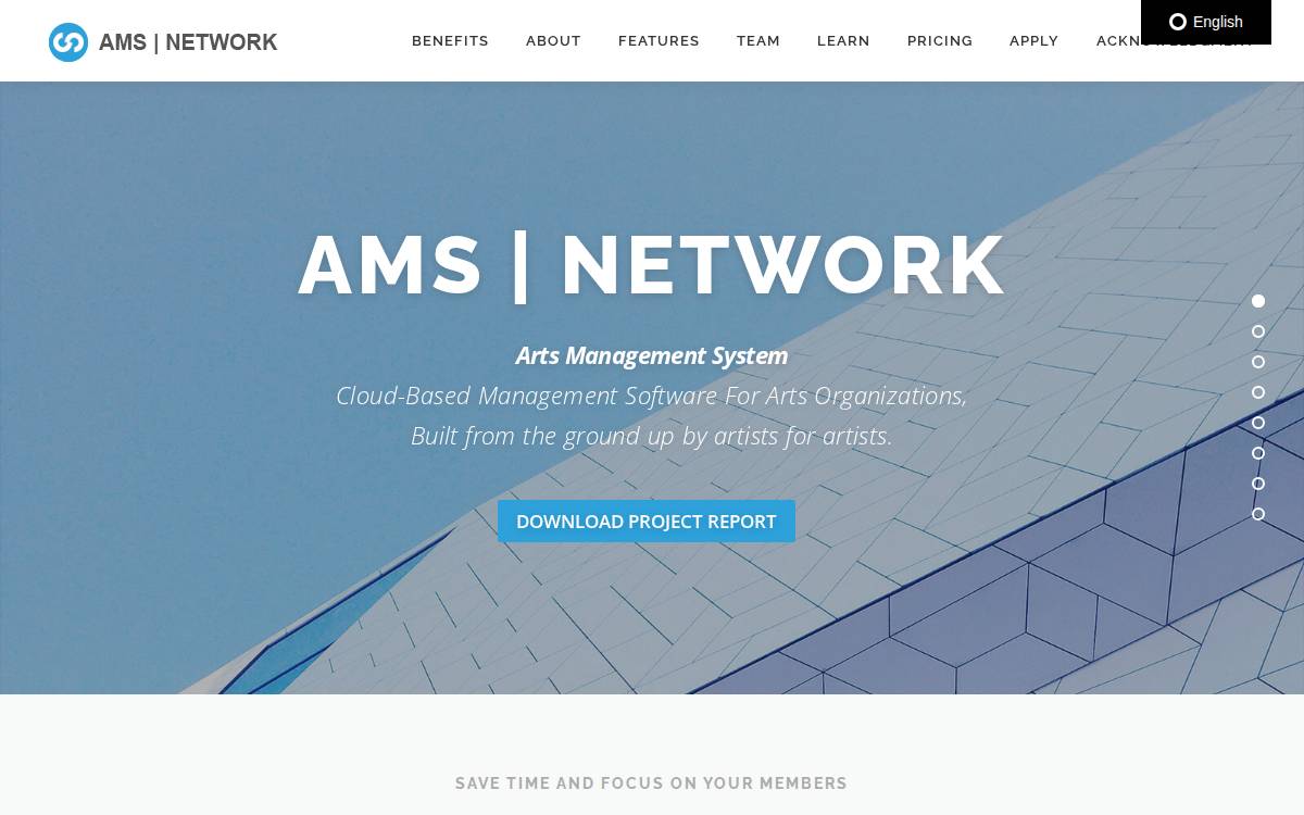 AMS website preview