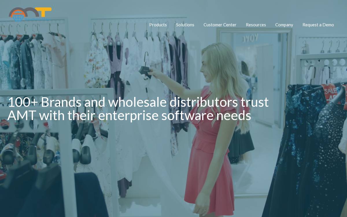 Amterp website preview