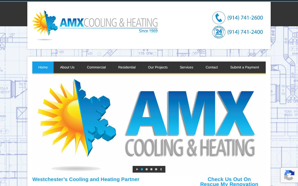 Amxcooling website preview