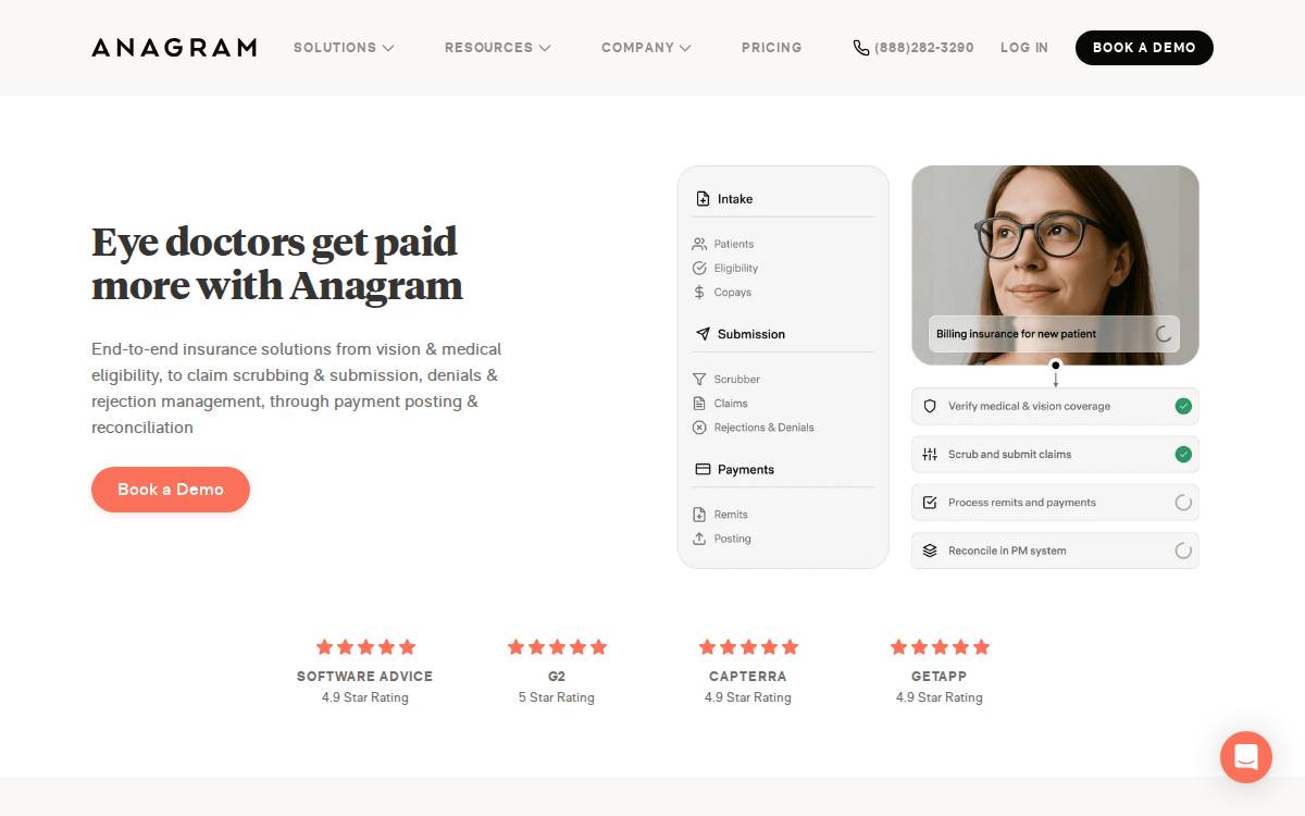 Anagram website preview