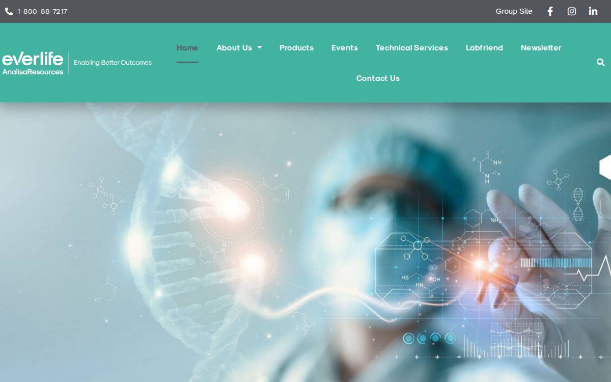 Analisa Resources website preview