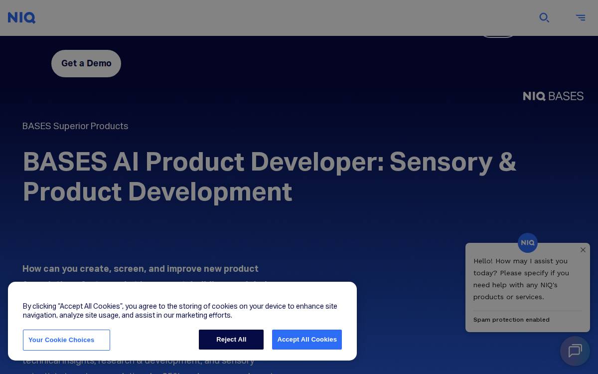Analytical Flavor Systems website preview