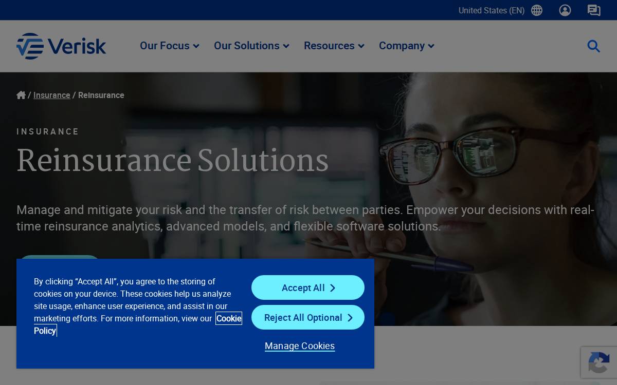 Analyze Re website preview