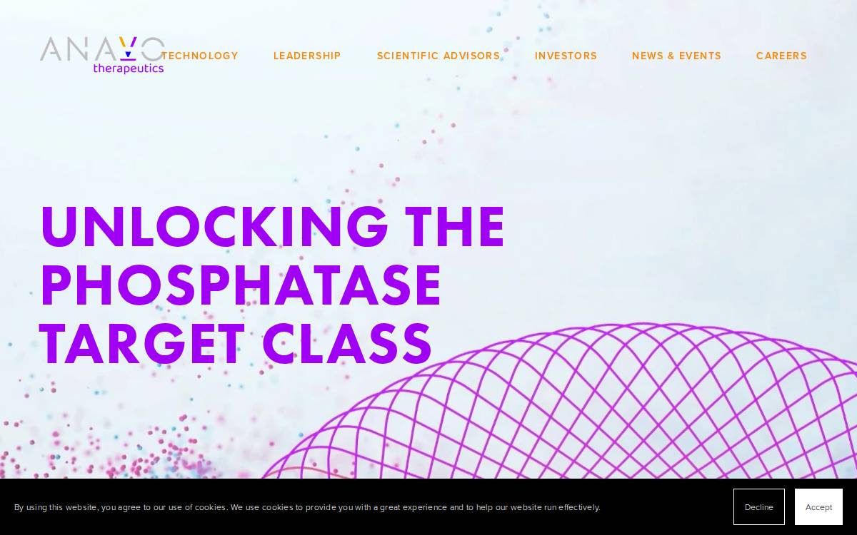 Anavotx website preview