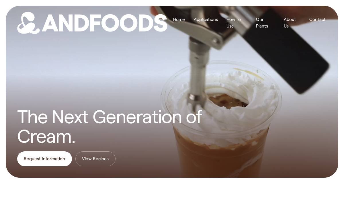 ANDFOODS website preview