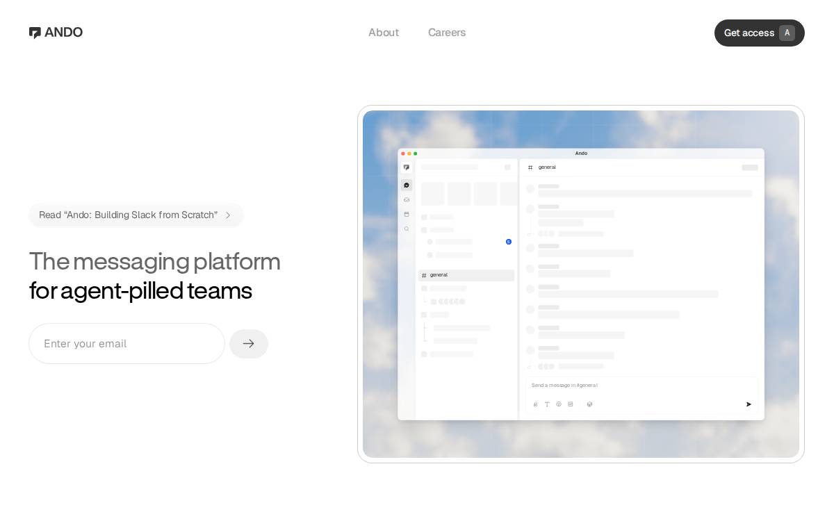 Ando website preview