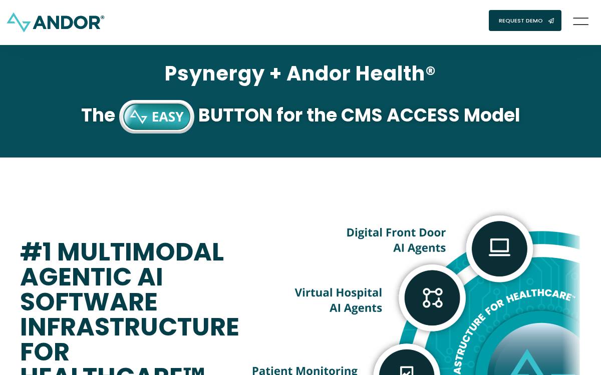 Andor Health website preview