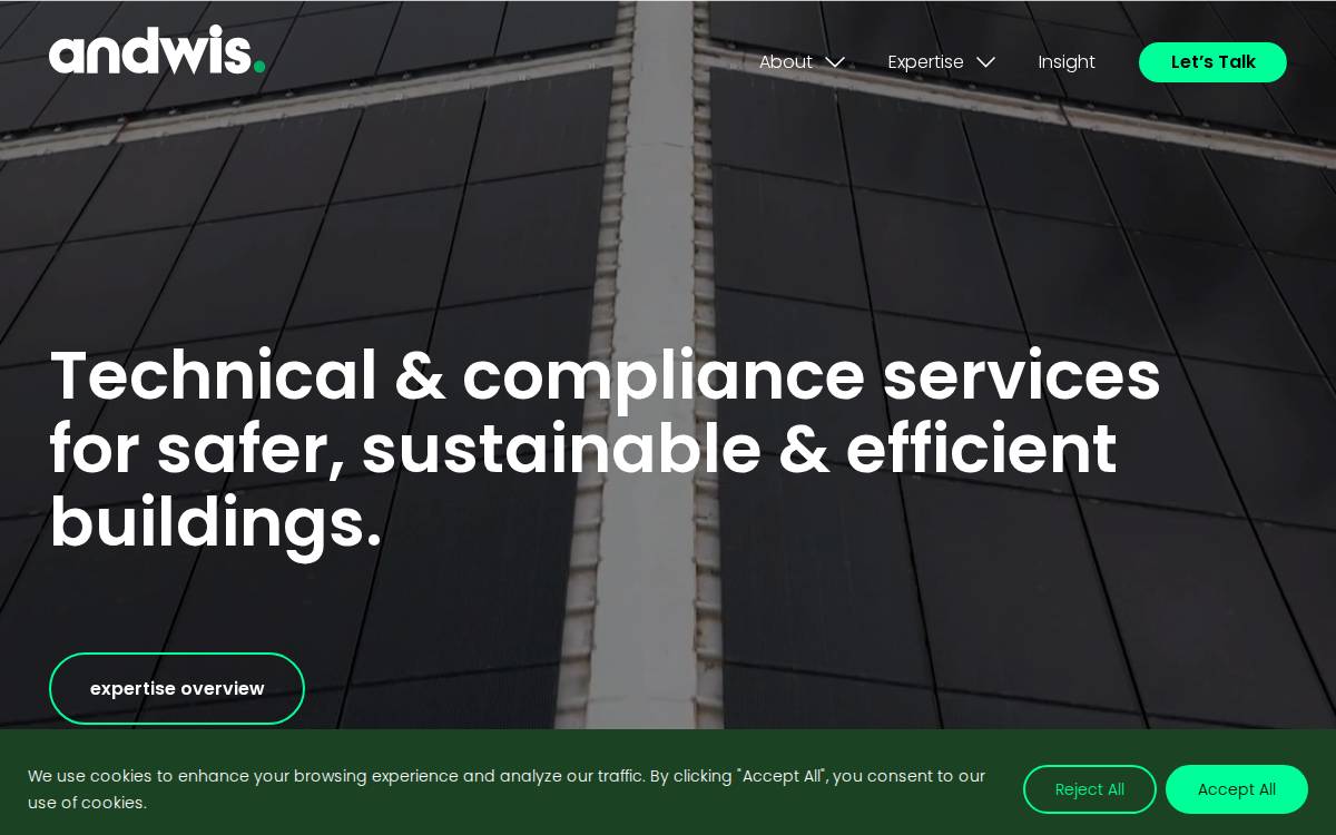 Andwis website preview