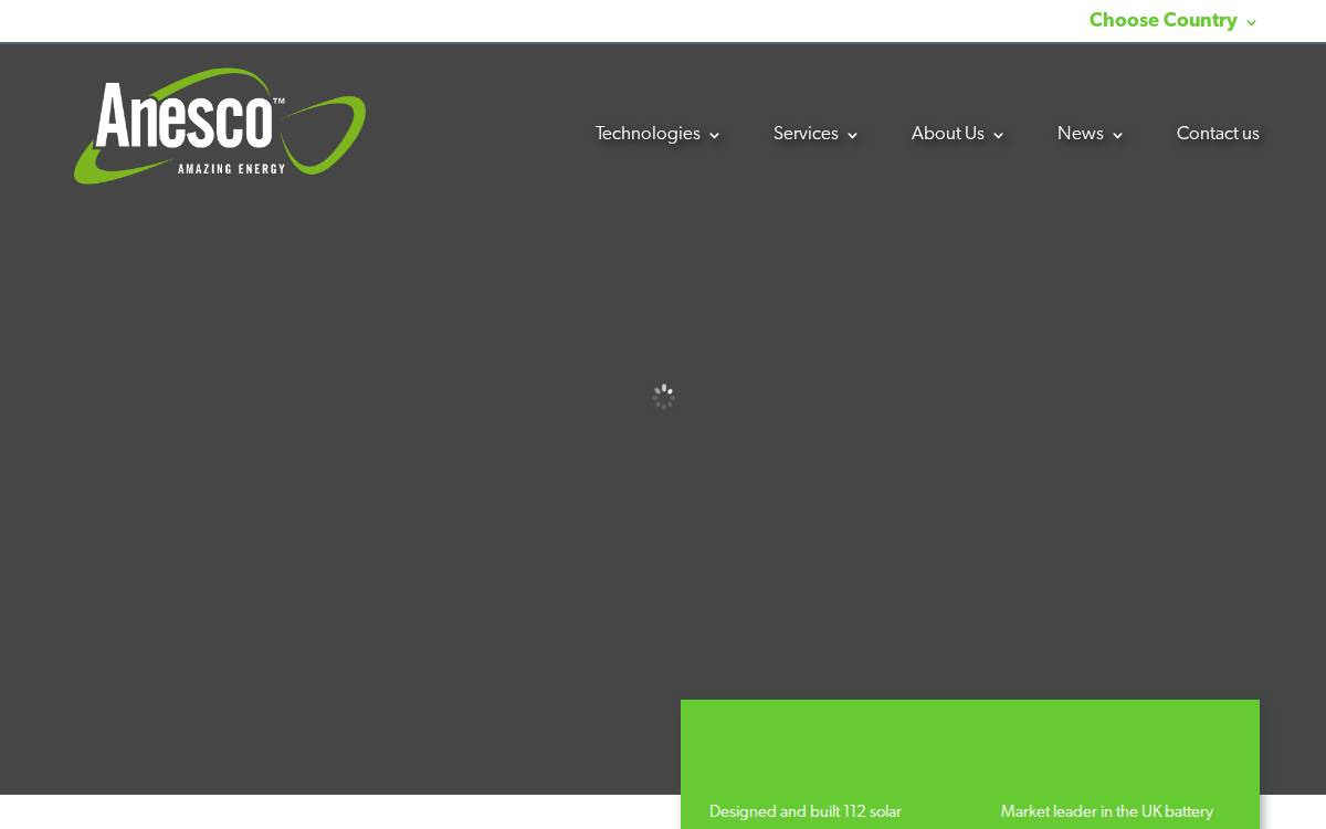 Anesco website preview