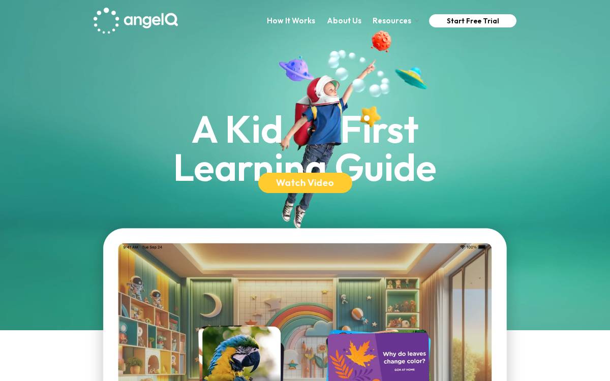 Angelkids website preview
