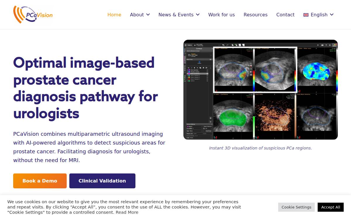 Angiogenesis Analytics website preview