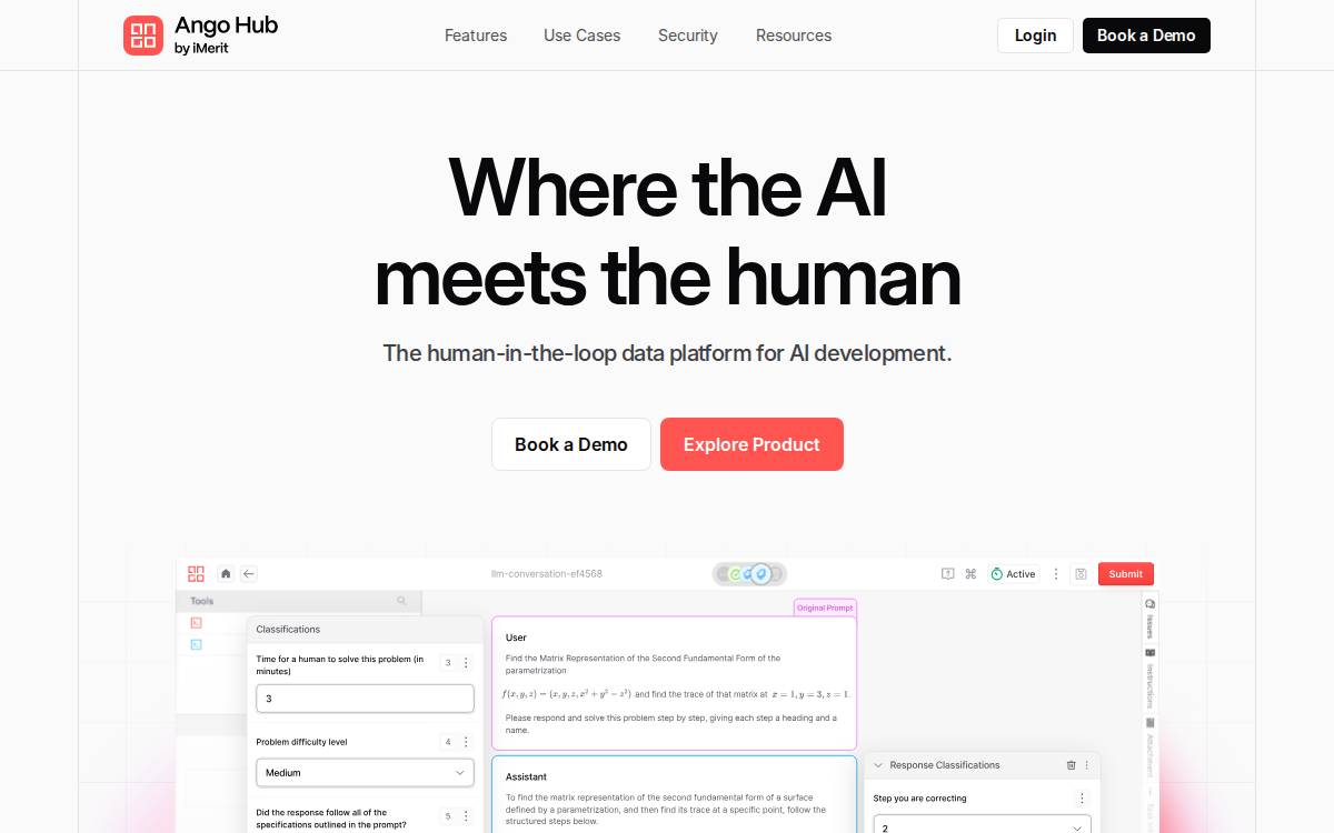 Ango website preview