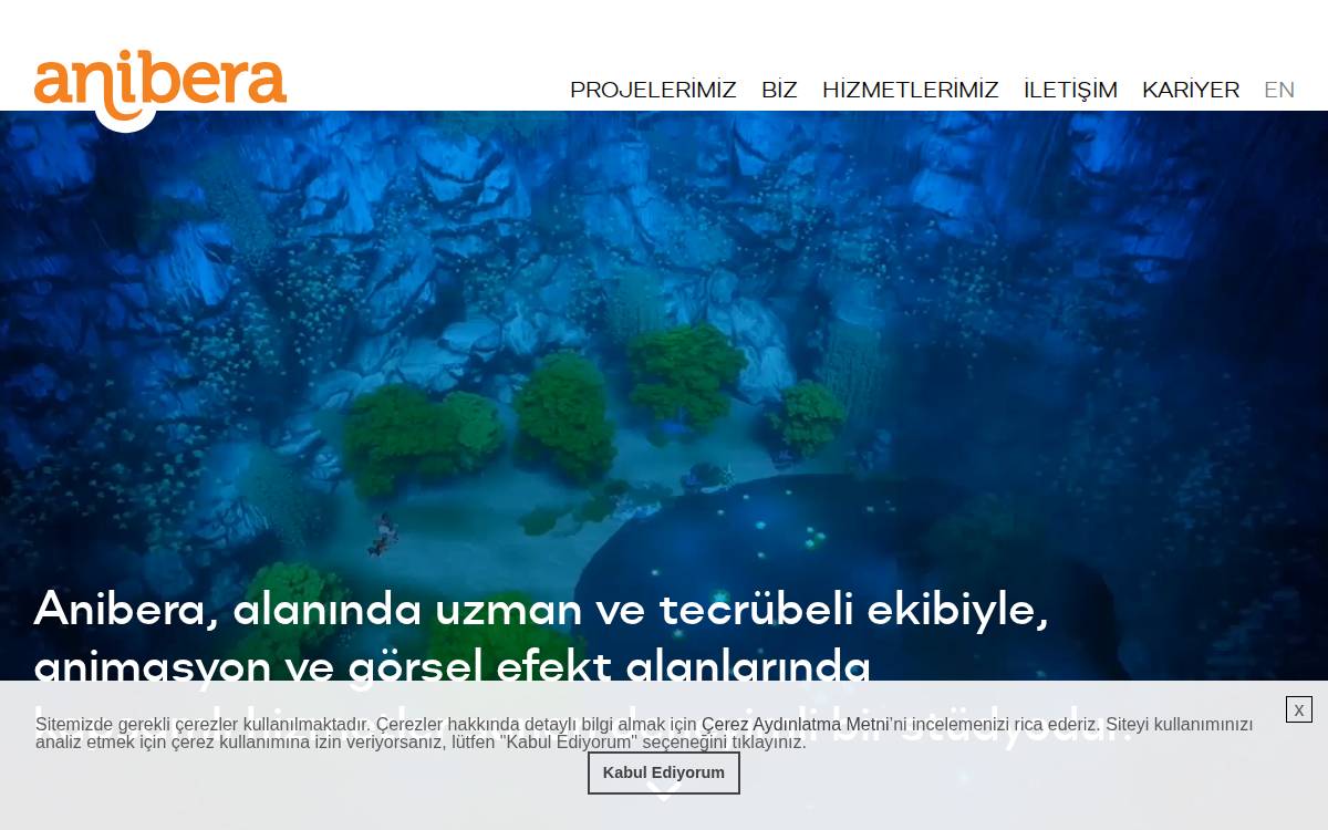 Anibera website preview