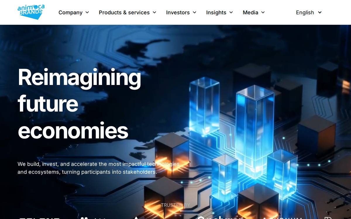 Animoca Brands website preview