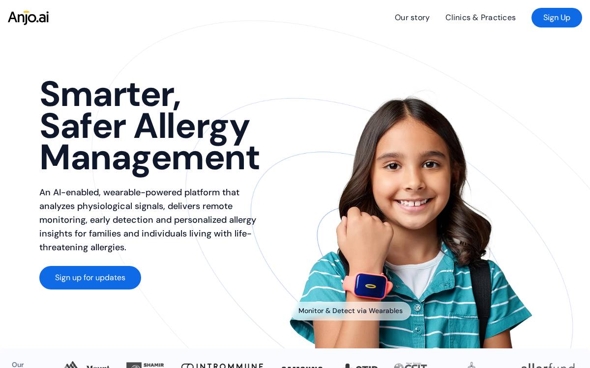 Anjo website preview