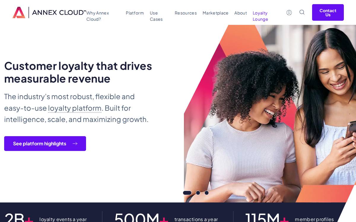 Annex Cloud website preview