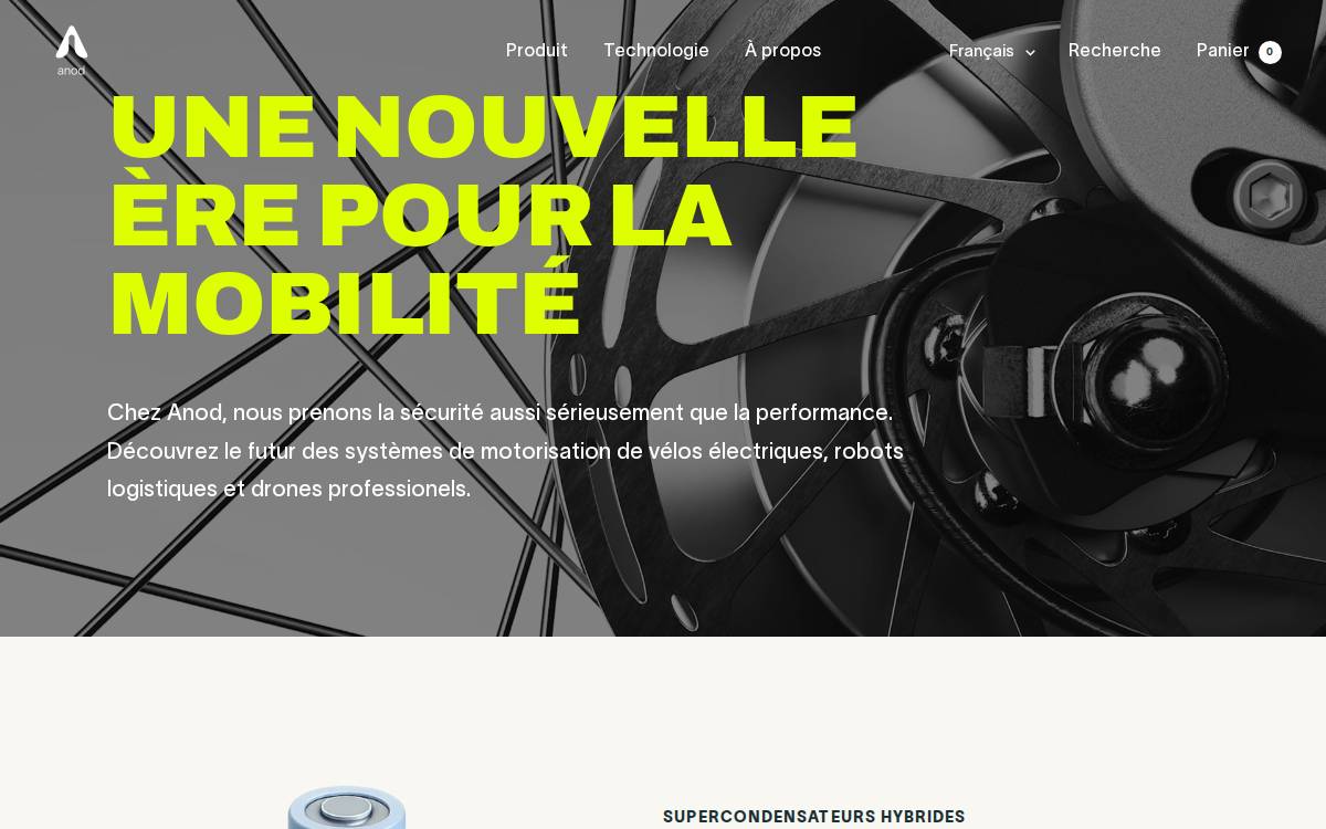 Anod website preview