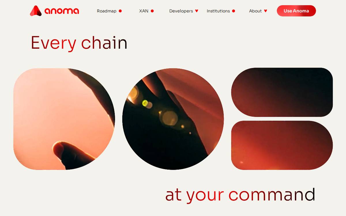 Anoma website preview