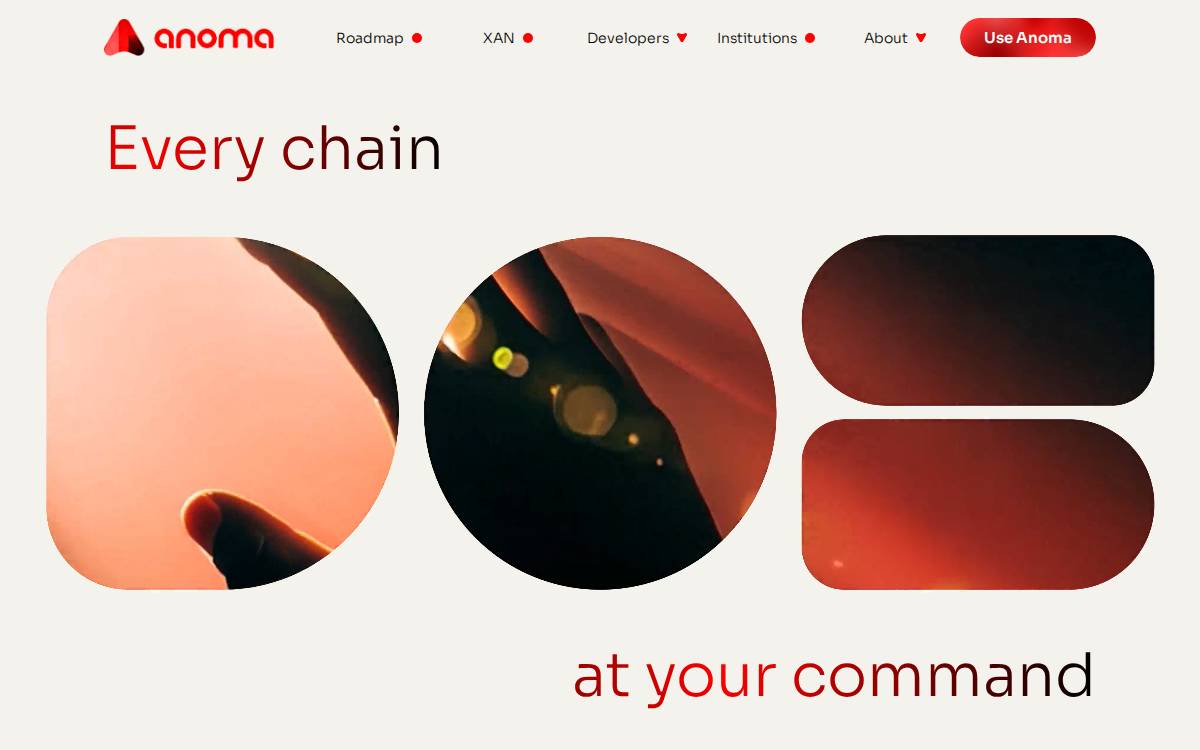Anoma website preview