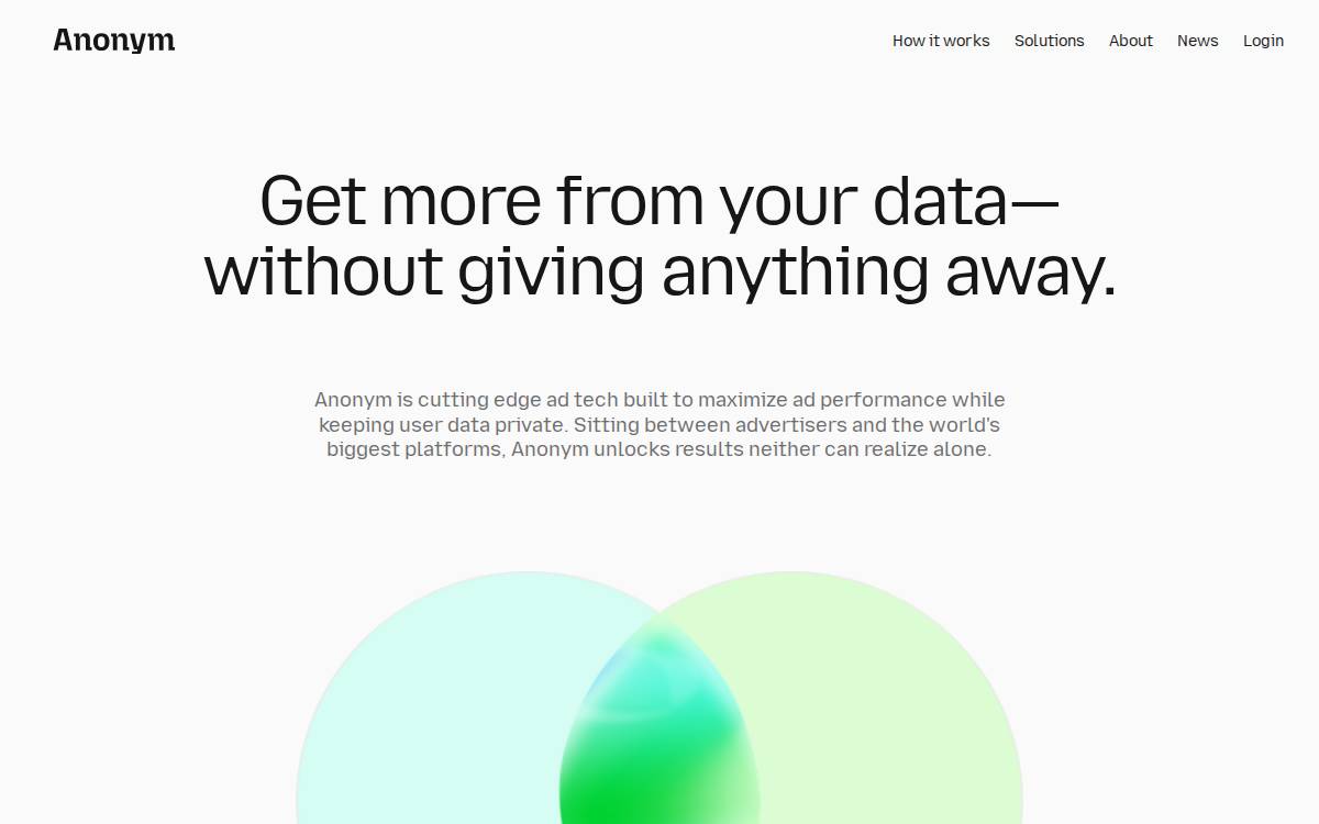 Anonymco website preview