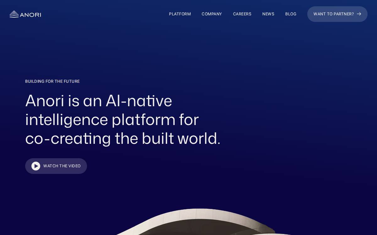 Anori website preview