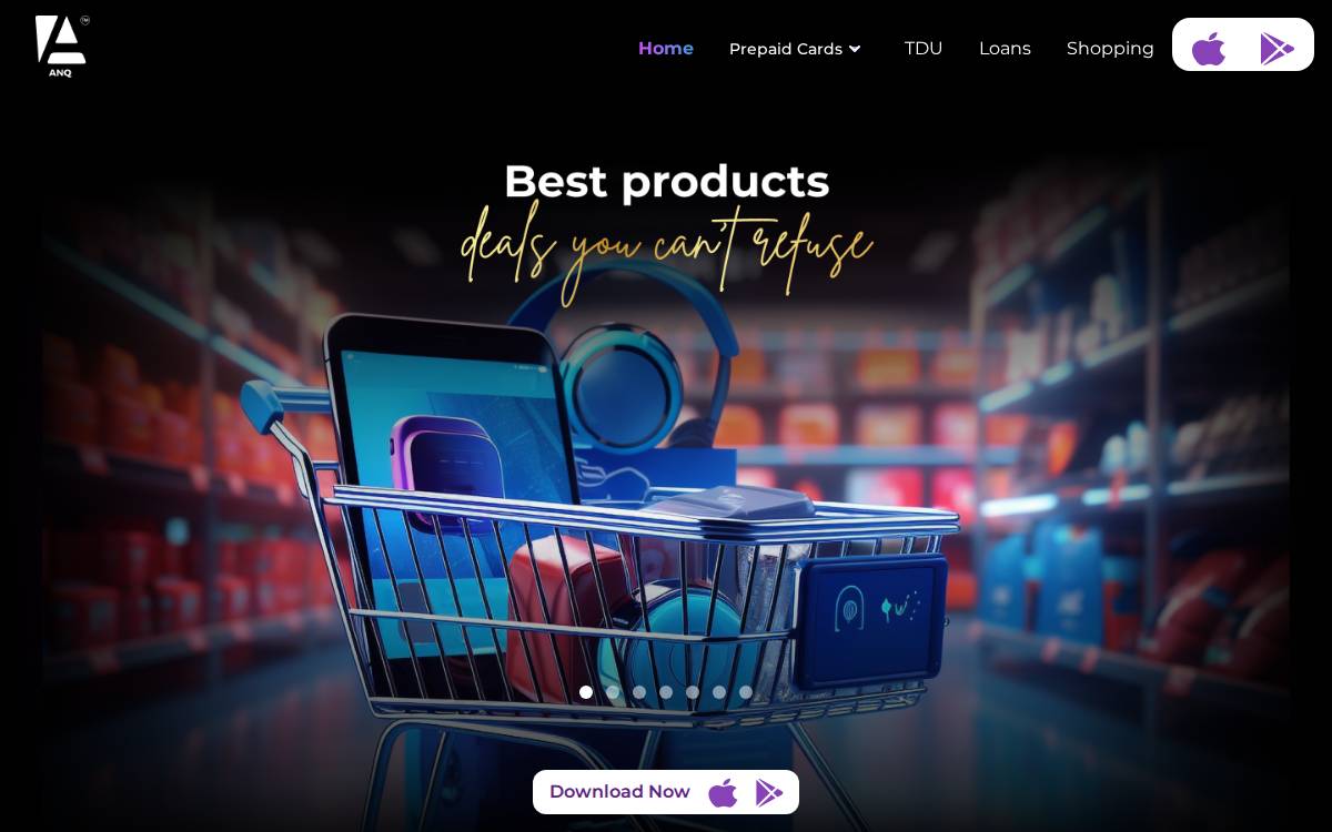 Anq website preview