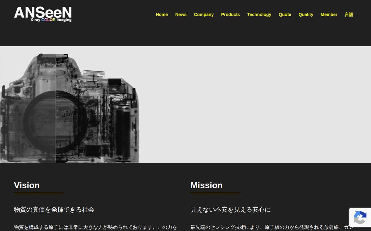 Anseen website preview