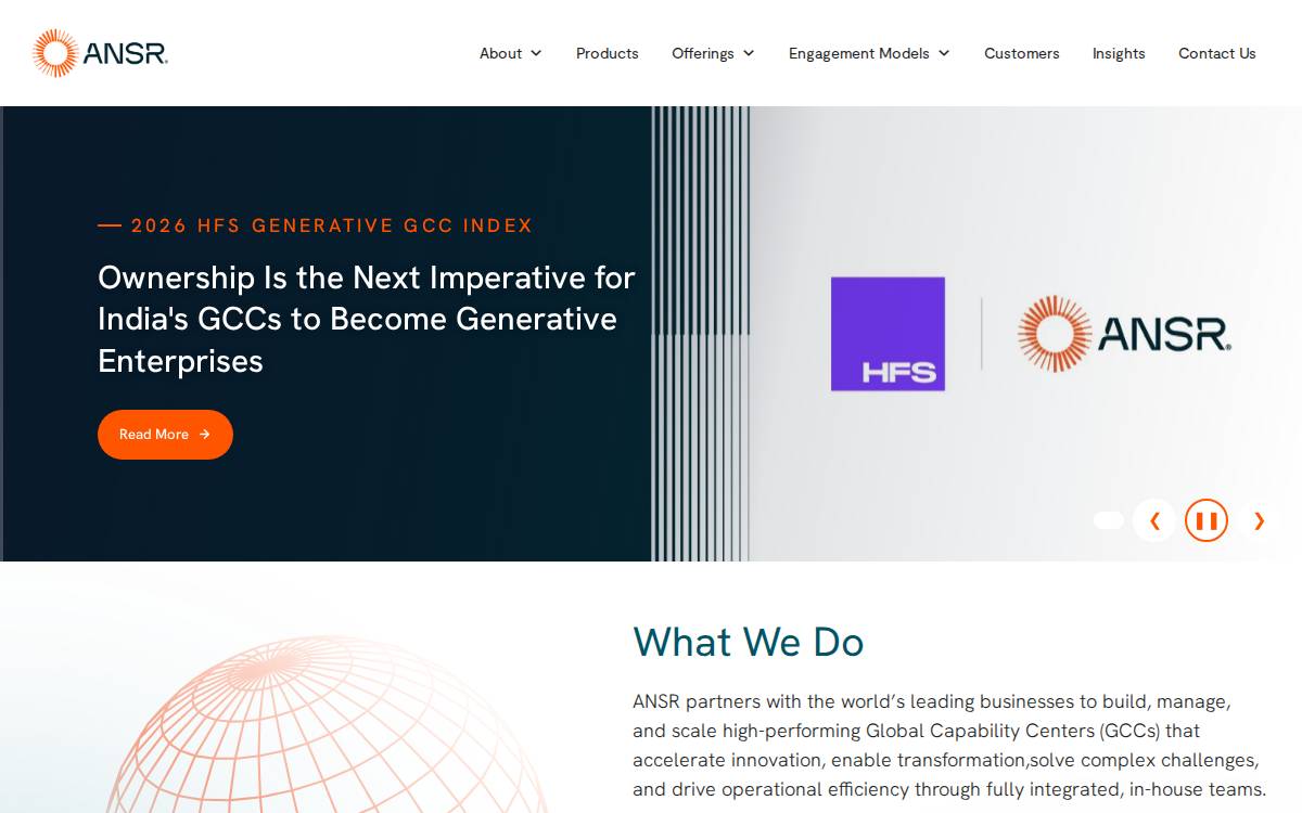 ANSR website preview