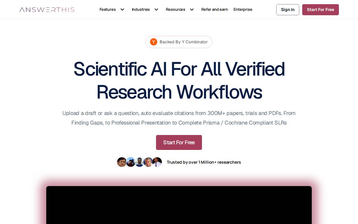 AnswerThis website preview