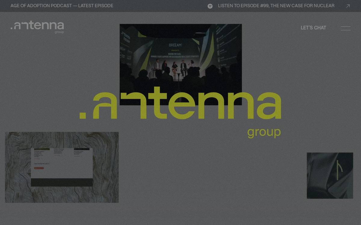 Antennagroup website preview