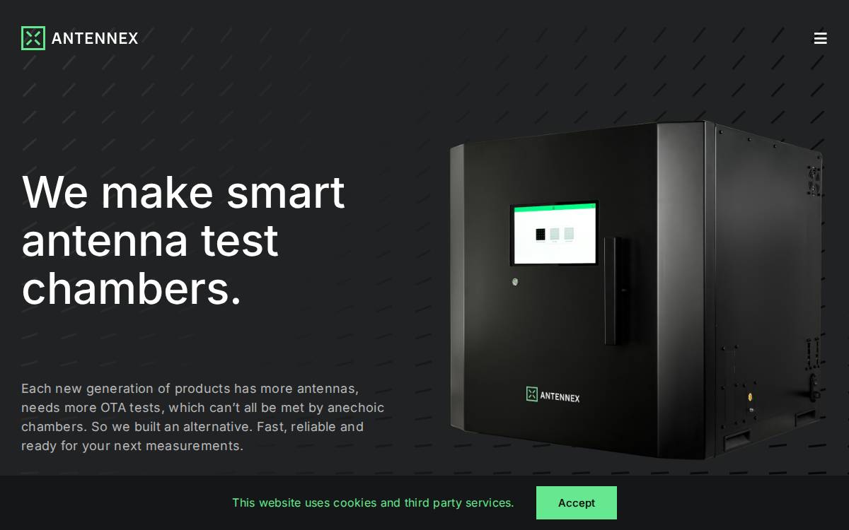 ANTENNEX website preview