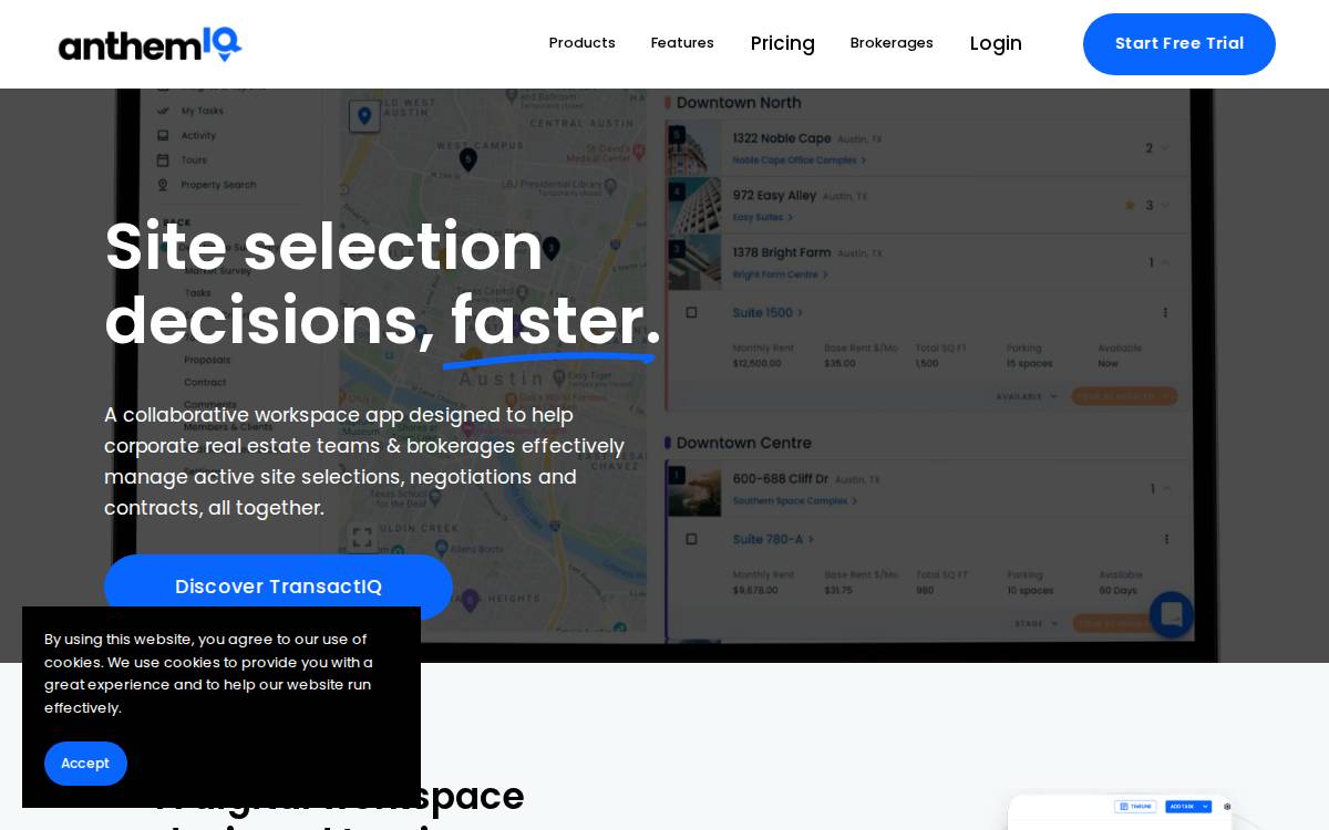 AnthemIQ website preview