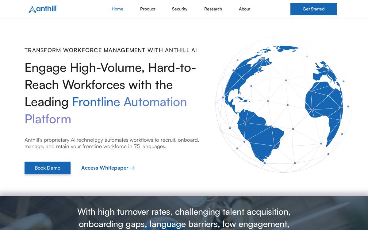 Anthill website preview
