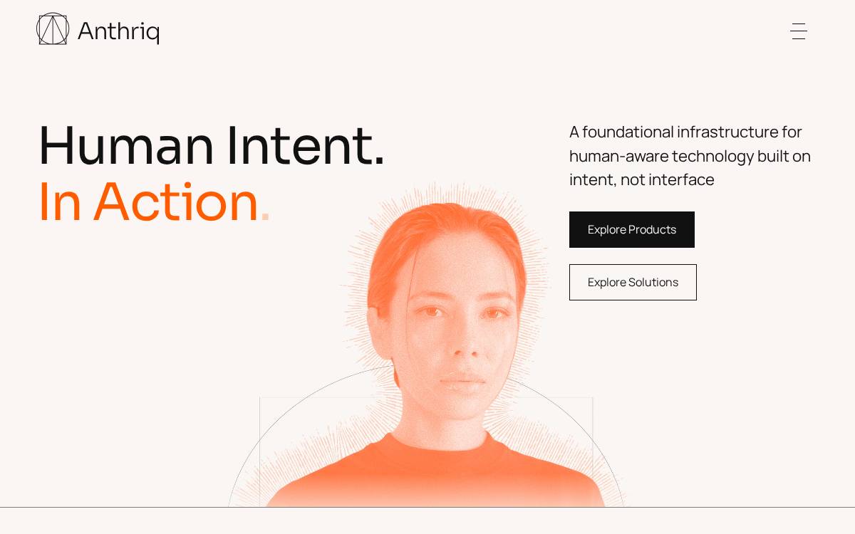 Anthriq website preview