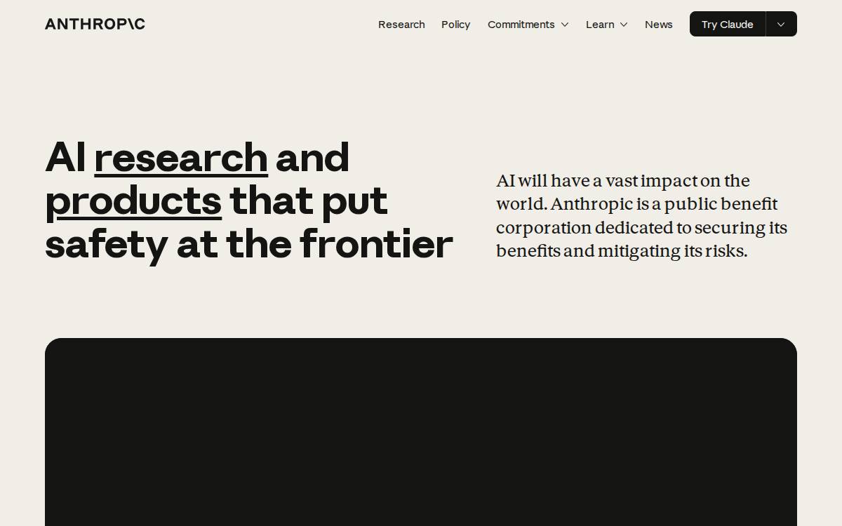 Dario Amodei website preview