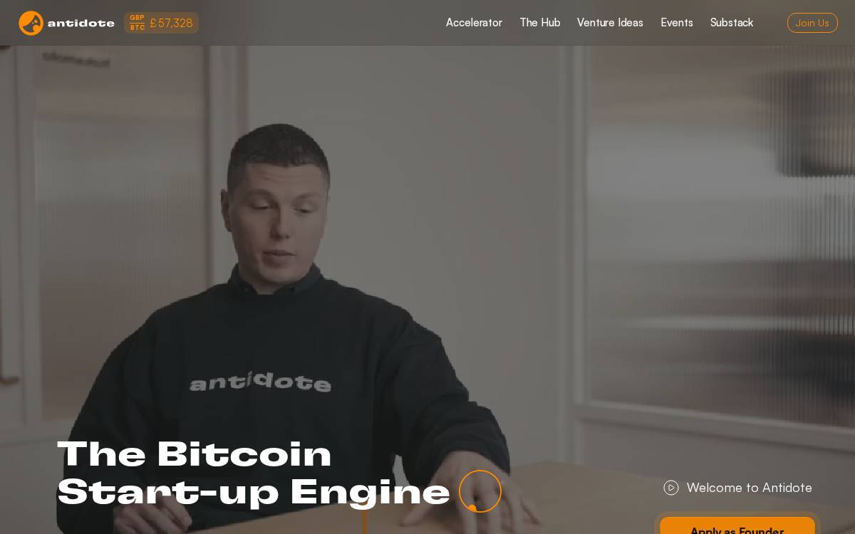 Antidote website preview