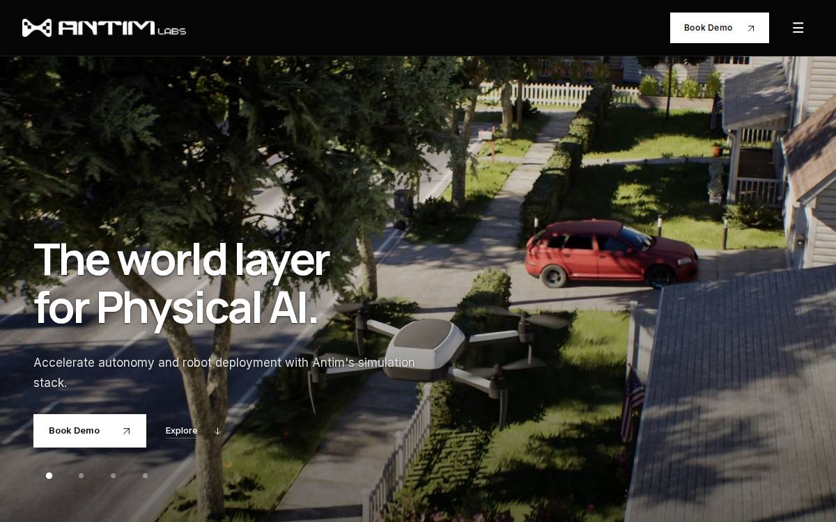 Antim Labs website preview