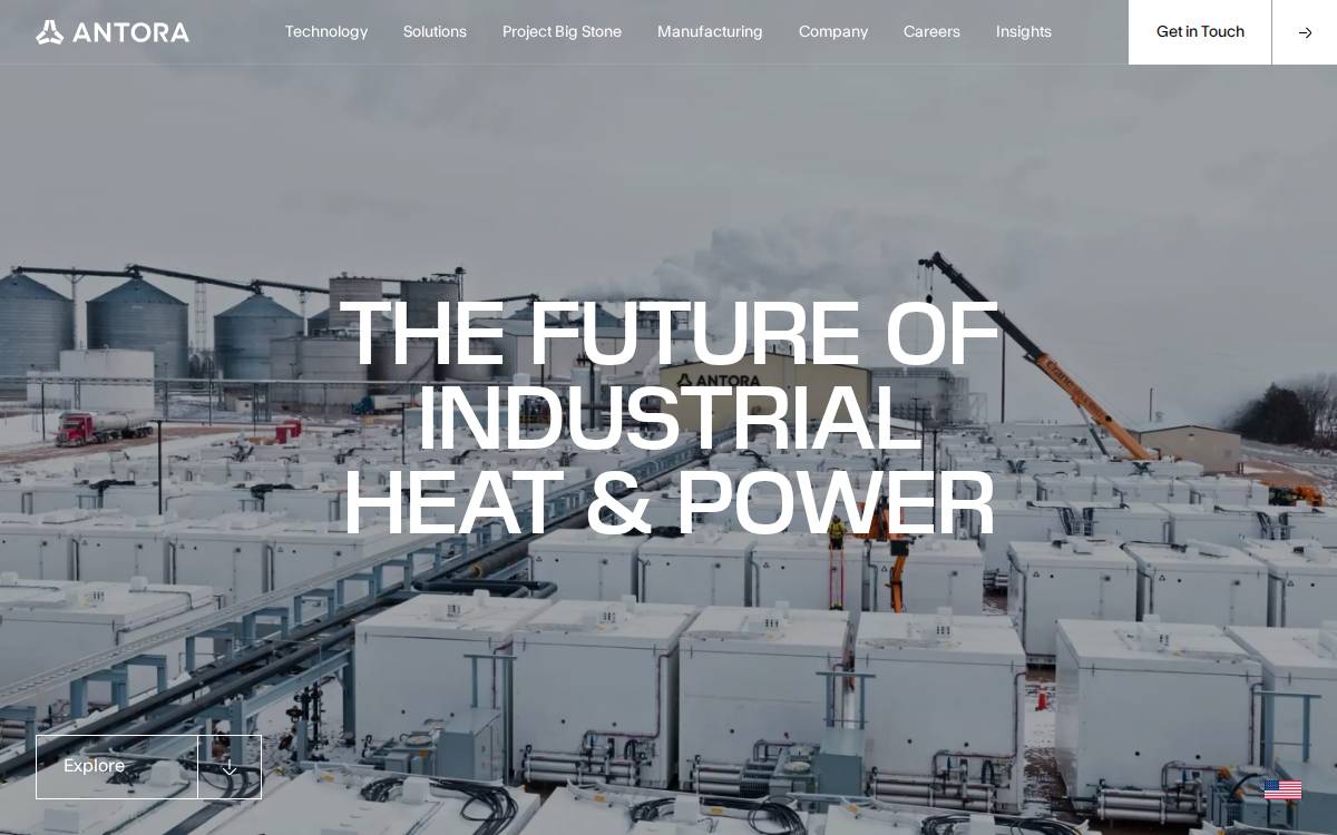 Antoraenergy website preview
