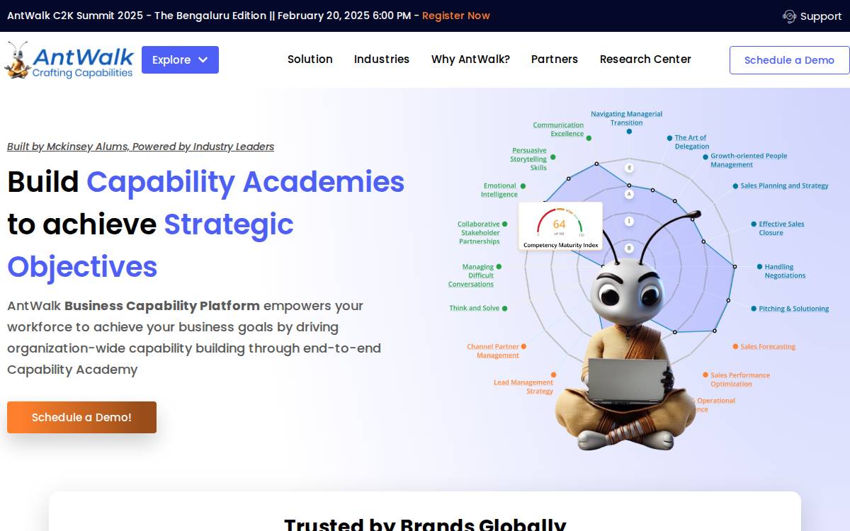 AntWalk website preview