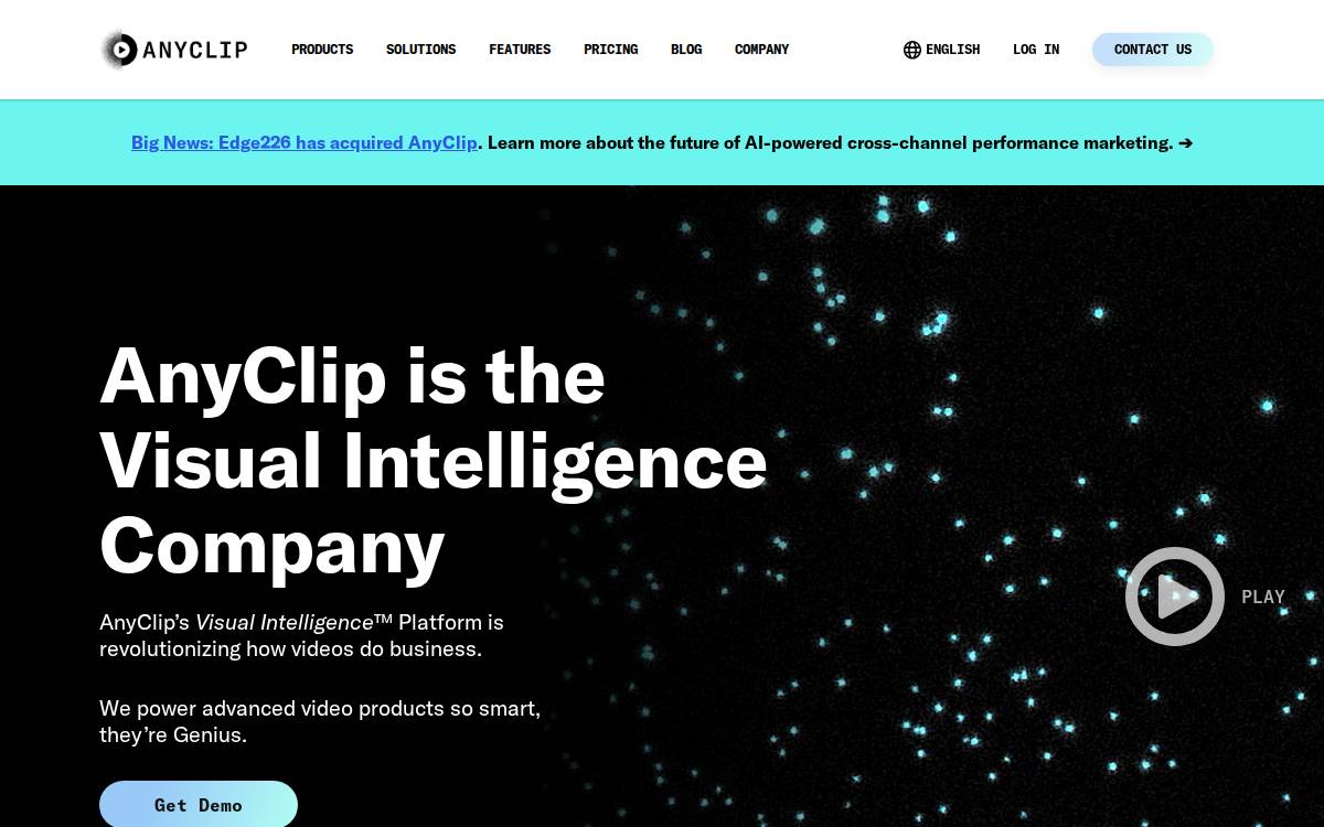 AnyClip website preview